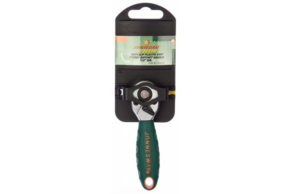 Рукоятка трещоточная укороченная 1/4д.DR, 36 зубцов, 100 мм Jonnesway R2902B