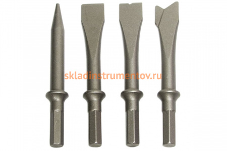 Набор зубил (4 шт) для пневмомолотка AIST 91510070 00-00009411