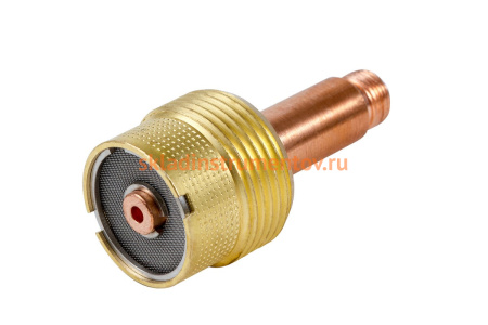 Держатель цанги большая газовая линза (2.4 мм) для горелок Sintig 17–18–26 КЕДР 8004866