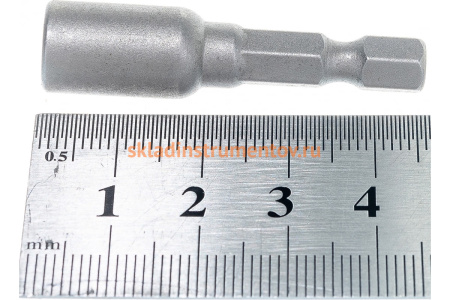 Головка-вставка магнитная 6-гранная (6 мм; 45 мм; 1/4") для шуруповерта ЭВРИКА ER-90501