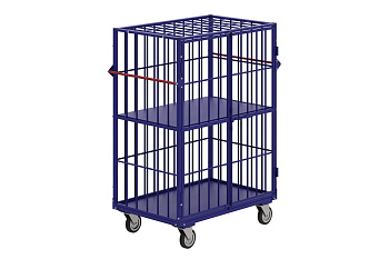 Шкаф трубчатый, с двумя дверками  RUSKLAD ШТМ 2 (600x900x1200) d160мм. ШТМ 2