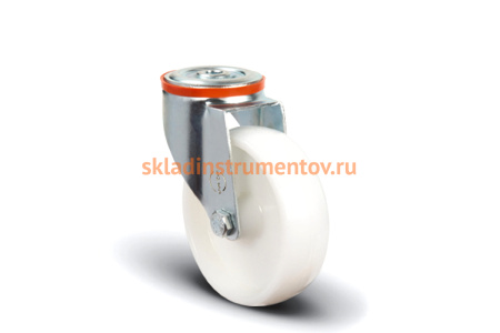 Колесо нейлоновое поворотное под болт М12 150 мм MFK-TORG EM04-ZKZ-150