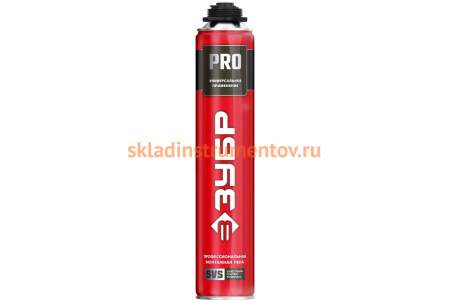 Монтажная пена ЗУБР PRO 750 мл, пистолетная, всесезонная, SVS 41145_z01