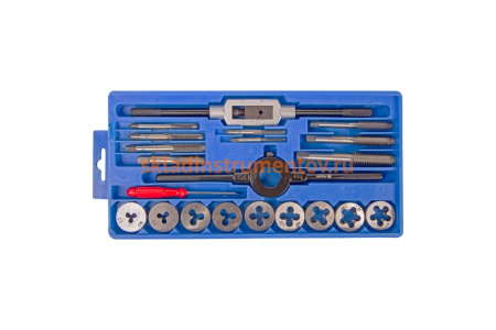 Набор метчиков и плашек HSS M3-M12, кейс, 21шт МАСТАК 351-00021C