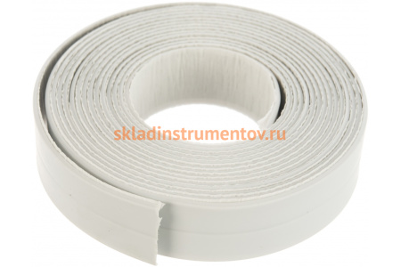 Бордюрная лента STAYER для ванн и раковин самоклеящаяся профиль L цвет белый 11x11 мм х 3.35 м 12341-11-11