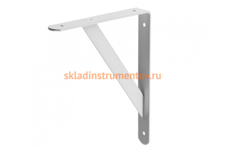 Уголок-кронштейн STAYER MASTER усиленный 400x280x30x4мм белый 37423-1 37423-1