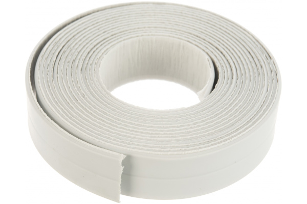 Бордюрная лента STAYER для ванн и раковин самоклеящаяся профиль L цвет белый 11x11 мм х 3.35 м 12341-11-11