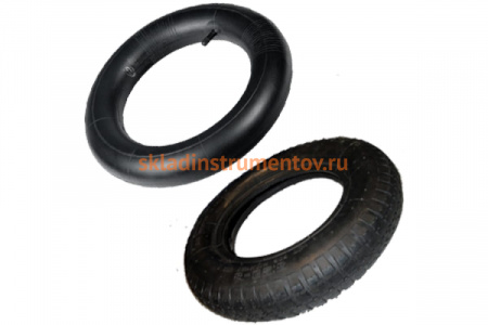Покрышка с камерой для пневматического колеса PR 4.00-8 355х78 мм А5 1000690