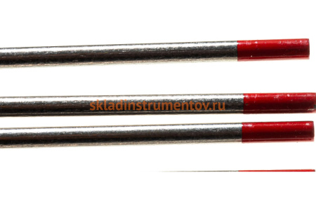 Электрод вольфрамовый WT-20-175 (10 шт; 3 мм; красный; DC) Кедр 7340038