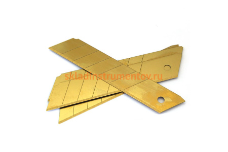 Лезвия для ножей сегментированные, титановые, 25 мм, 5 шт. VIRA 832025