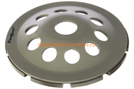 Круг алмазный сегментный, чашечный, шлифовальный, однорядный, 125 мм РемоКолор 74-0-501