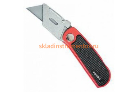 Нож MATRIX 18 мм складной, сменное трапециевидное лезвие + 10 лезвий MASTER 78900