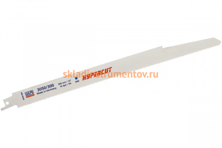 Полотно по металлу 3050/300 Bi-metall (3 шт; 300х22х1.57 мм; 280 мм; 10 TPI) WILPU 1553000003