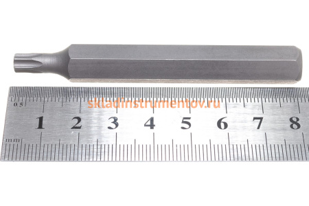 Вставка бита торцевая 10 мм, TORX, Т30, L = 80 мм KING TONY 168030T