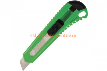 Нож 18 мм, фиксатор, корпус ассорти, упаковка с европодвесом BRAUBERG 230917