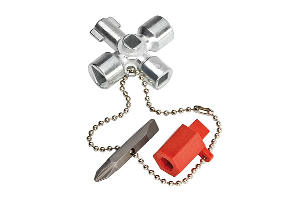 Ключ для электрошкафов с битой и переходником Knipex KN-001102