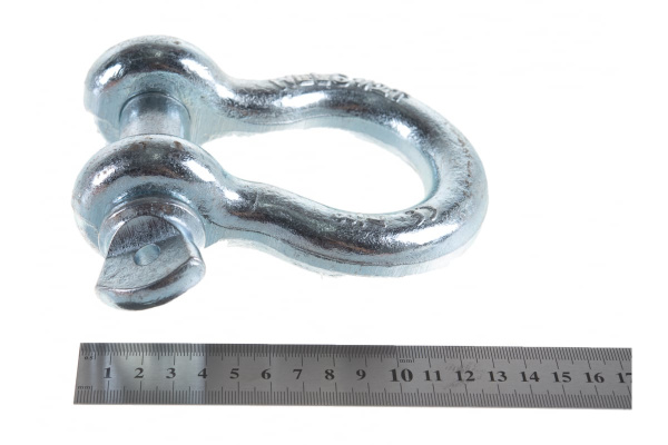 Такелажная скоба ЗУБР омегообразная, 7/8" 22.2 мм, 2 шт, оцинкованная 304525-22