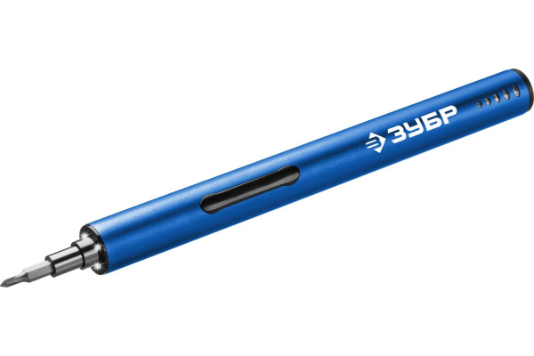 Аккумуляторная отвертка для точных работ Зубр Профессионал 4 Vmax, с набором 20 бит ОТР-4 Н20