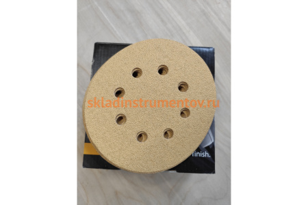 Шлифовальный круг для сухой обработки GOLD (125 мм; Р150; 8 отв.; 50 шт.) MIRKA 2361585015