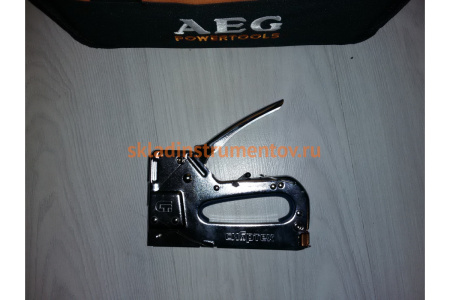 Мебельный металлический регулируемый степлер, тип скобы 53, 4-14мм СИБРТЕХ 40101