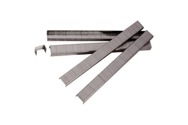 Скобы для пневматического степлера (8 мм, шир. - 1,2 мм, тол. - 0,6 мм, шир. скобы - 11,2 мм, 5000 шт.) MATRIX 57654