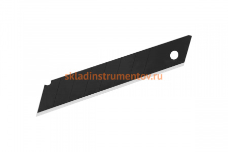 Лезвия сегментированные SK2 в пластиковом боксе (9 мм, черные, 10 шт.) Центроинструмент 1525