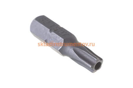 Вставка 5-гранная TORX с отверстием (TS27Hх25 мм; 1/4") JTC 1192527