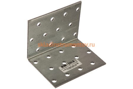 Крепежный угол Зубр МАСТЕР равносторонний, 80х60х60мм, 1шт 310206-080-060