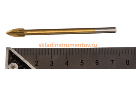 Сверло по стеклу Квадро (6 мм) ПРАКТИКА 034-977