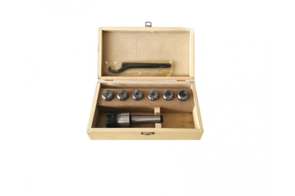 Патрон цанговый КМ2-ER32, хвостовик конус Морзе, DIN228-A, с набором цанг 6шт. 6-20мм GRIFF 022107