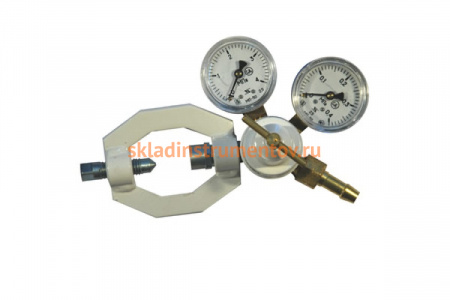 Редуктор для газового баллона (ацетилен) Донмет БАО-5ДМ (МГ)