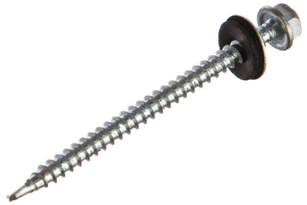 Саморезы для крепления кровельных материалов к деревянной обрешетке Зубр оцинкованные, 4,8x70 мм, 160 шт 4-300315-48-070