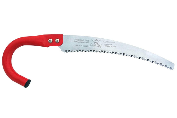 Пила с изогнутым полотном с U-образной трубчатой ручкой SAMURAI KC-330-LH