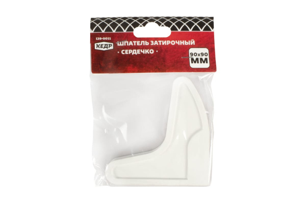 Резиновый шпатель КЕДР Сердечко 90 Х 90 мм 139 0011 209850