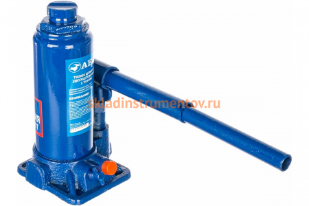 Бутылочный двухштоковый домкрат 2т AE&T T02002