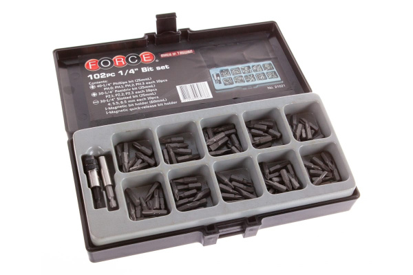 Набор бит 102 шт. FORCE 21021