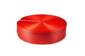 Текстильная Лента 6:1 125 мм 17500 кг красный Тор 12551
