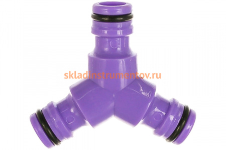 Тройник штуцерный пластмассовый для шланга 1/2" PALISAD 66468