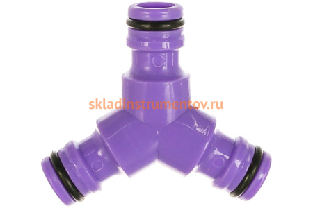 Тройник штуцерный пластмассовый для шланга 1/2" PALISAD 66468