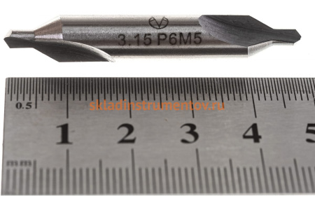 Сверло центровочное тип A (3.15 мм; Р6М5) GRIFF a140019