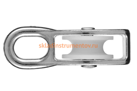 Одинарный блок ЗУБР 7x25 мм, 1 шт, нейлоновый шкив 304586-25