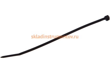 Нейлоновые хомуты Зубр черные, 3.6x150 мм, 100 шт. 309030-36-150