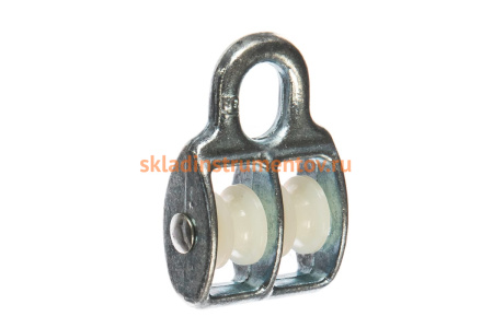 Блок двойной с пластиковым роликом (10 шт; 5х15 мм; ТФ5) Зубр 4-304595-15