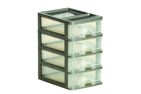 Универсальный бокс РемоКолор 4 секции, 26 х 18 х 27 см, 65-1-514