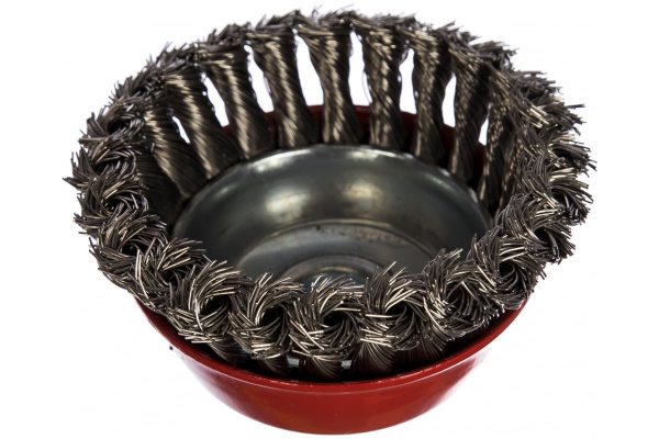 Щетка чашечная со жгутовой нержавеющей проволокой Эксперт 519 (100 мм; М14*2 мм) Профоснастка 20802007