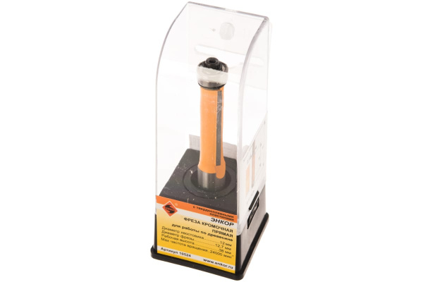 Фреза кромочная прямая (12.7х38 мм; хвостовик 12 мм) по дереву Энкор 10524