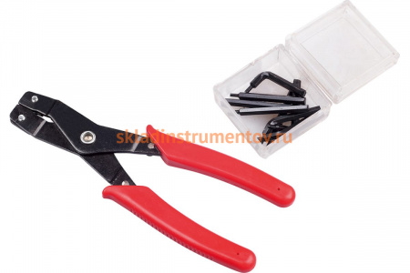 Съемник внешних стопорных колец со сменными насадками 45 и 90 град AV Steel AV-921099