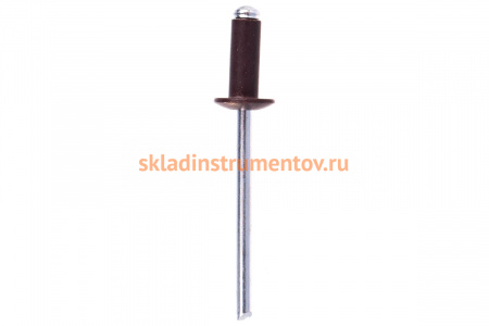 Заклепки вытяжные алюминиевые (50 шт; RAL 8017; 4x10 мм) КОБАЛЬТ 911-024