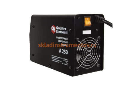 Инверторный аппарат электродной сварки QUATTRO ELEMENTI A 250 248-542 Инверторный аппарат электродной сварки QUATTRO ELEMENTI A 250 248-542