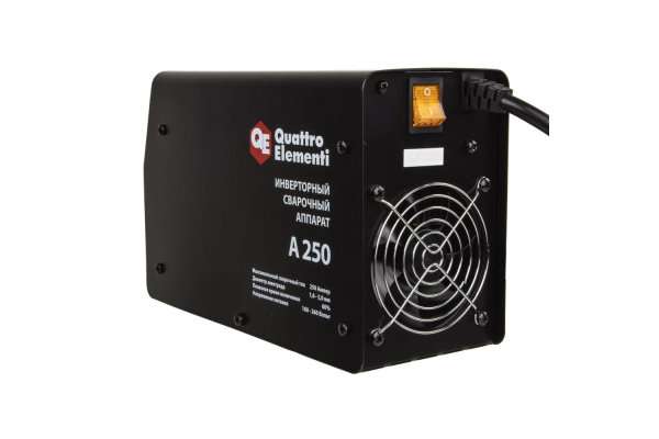 Инверторный аппарат электродной сварки QUATTRO ELEMENTI A 250 248-542 Инверторный аппарат электродной сварки QUATTRO ELEMENTI A 250 248-542